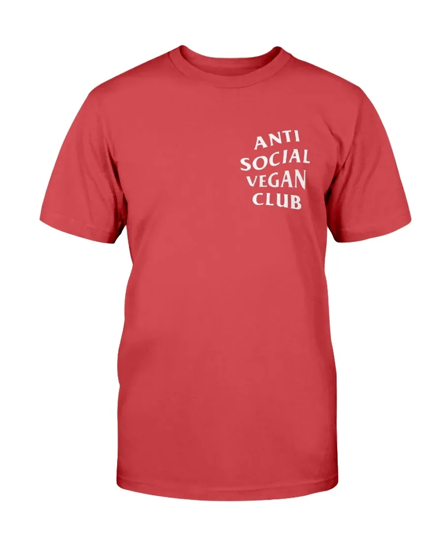 Anti Social Vegan Club Kkoch Black Tee Shirt