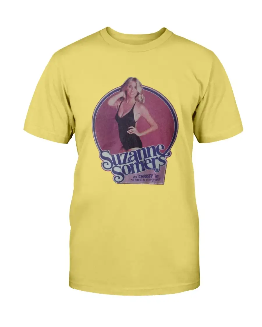 Vintage 1978 Suzanne Somers Iron On 70s Three's Company Tv Show Sitcom Actress Shirt