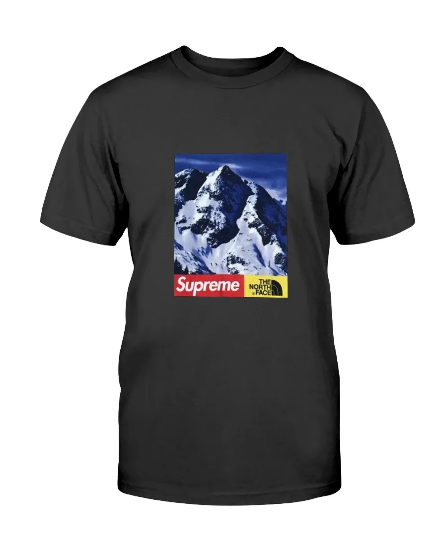 Supreme X The North Face Royal Mountain Tee Shirt