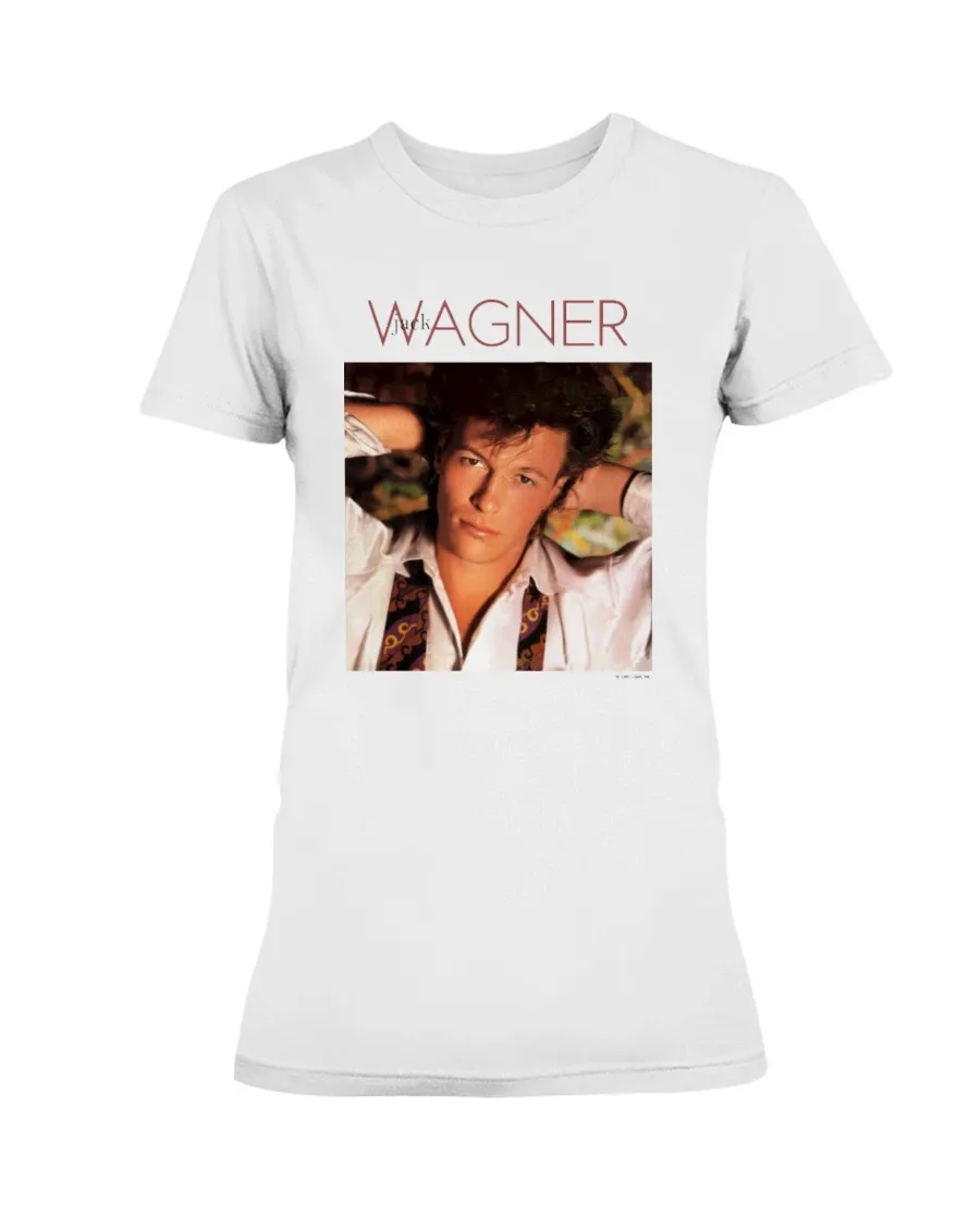 Vtg 1985 Super Thin Jack Wagner Shirt L/ 80s Pop Music Star Soap Opera Actor Melrose Place