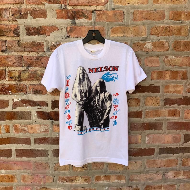 Vintage 90s Nelson In Concert Shirt