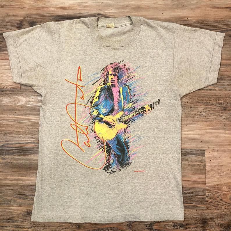Rare 1986 Vintage Carlos Santana Band  Shirt