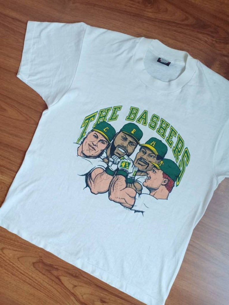 Vintage The Bashers Caricature 80's Shirt