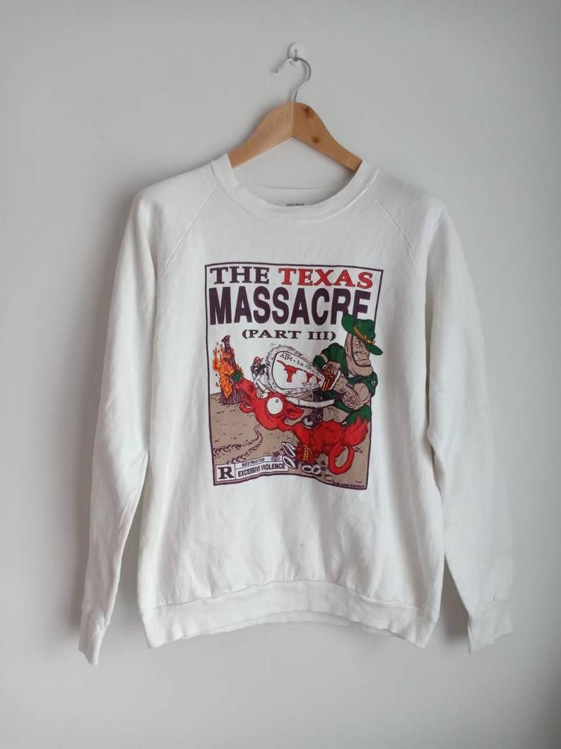 Vintage The Texas Massacre Movie Parody 90's Shirt