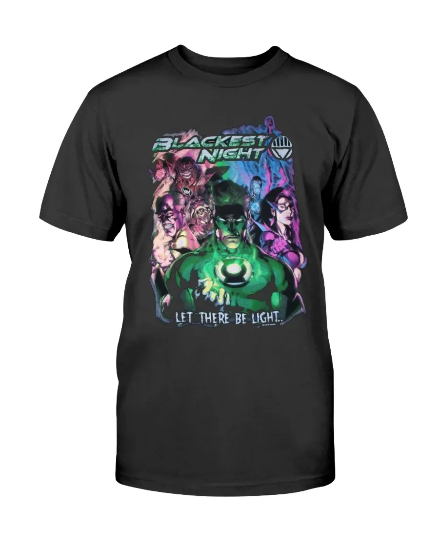 DC Comics Mens Blackest Night Green Lantern Shirt