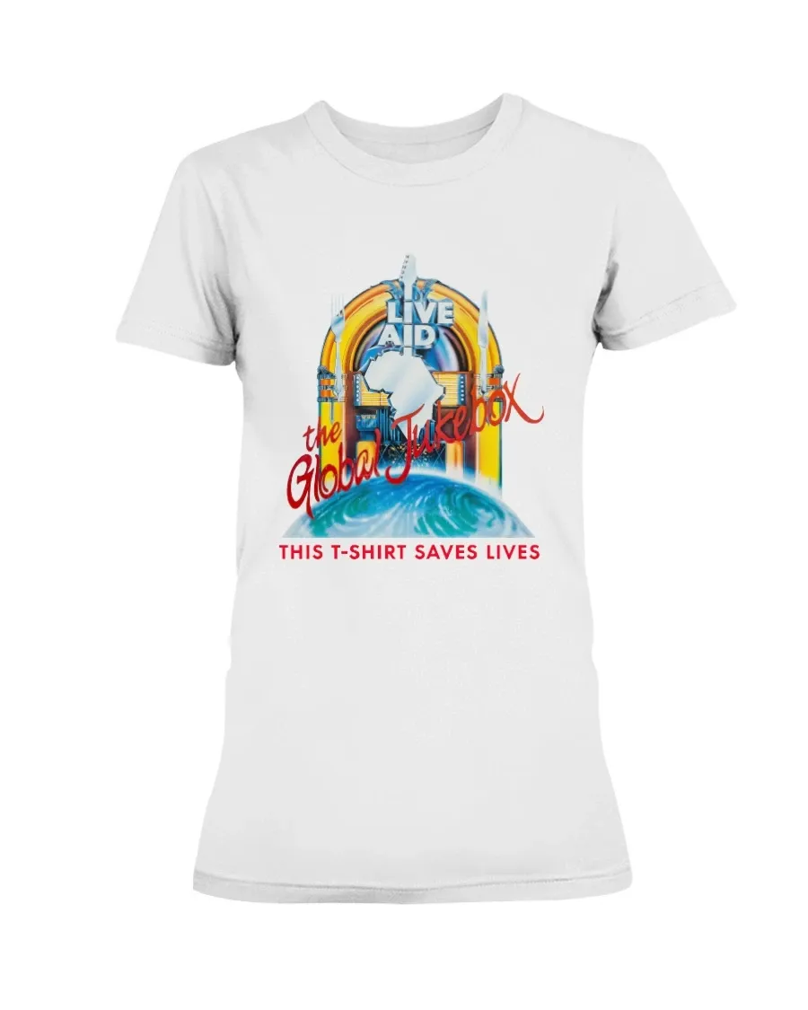 Live Aid Shirt Original 1985 Wembley Stadium By Mollytops