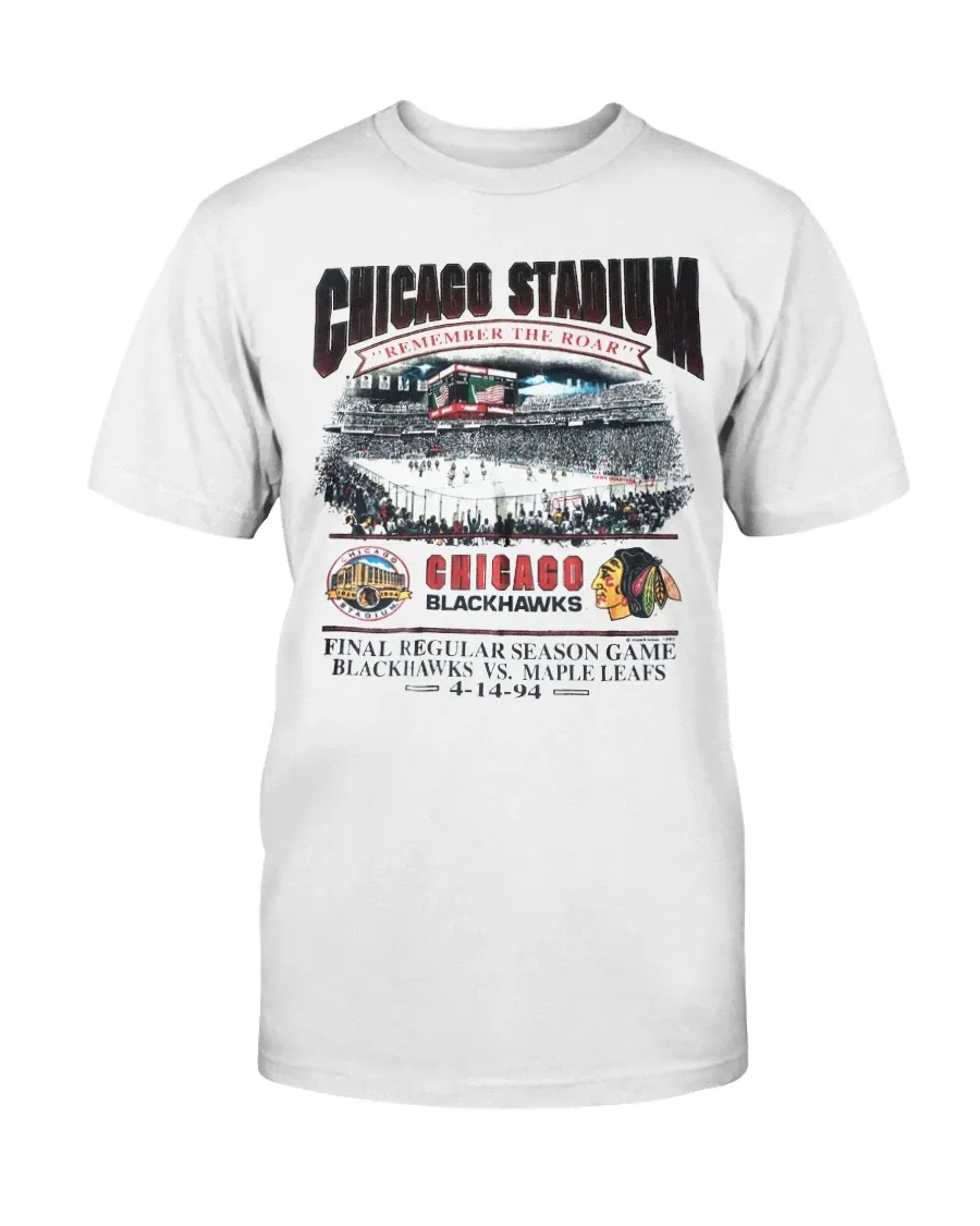 Vintage Chicago Stadium Blackhawks Shirt
