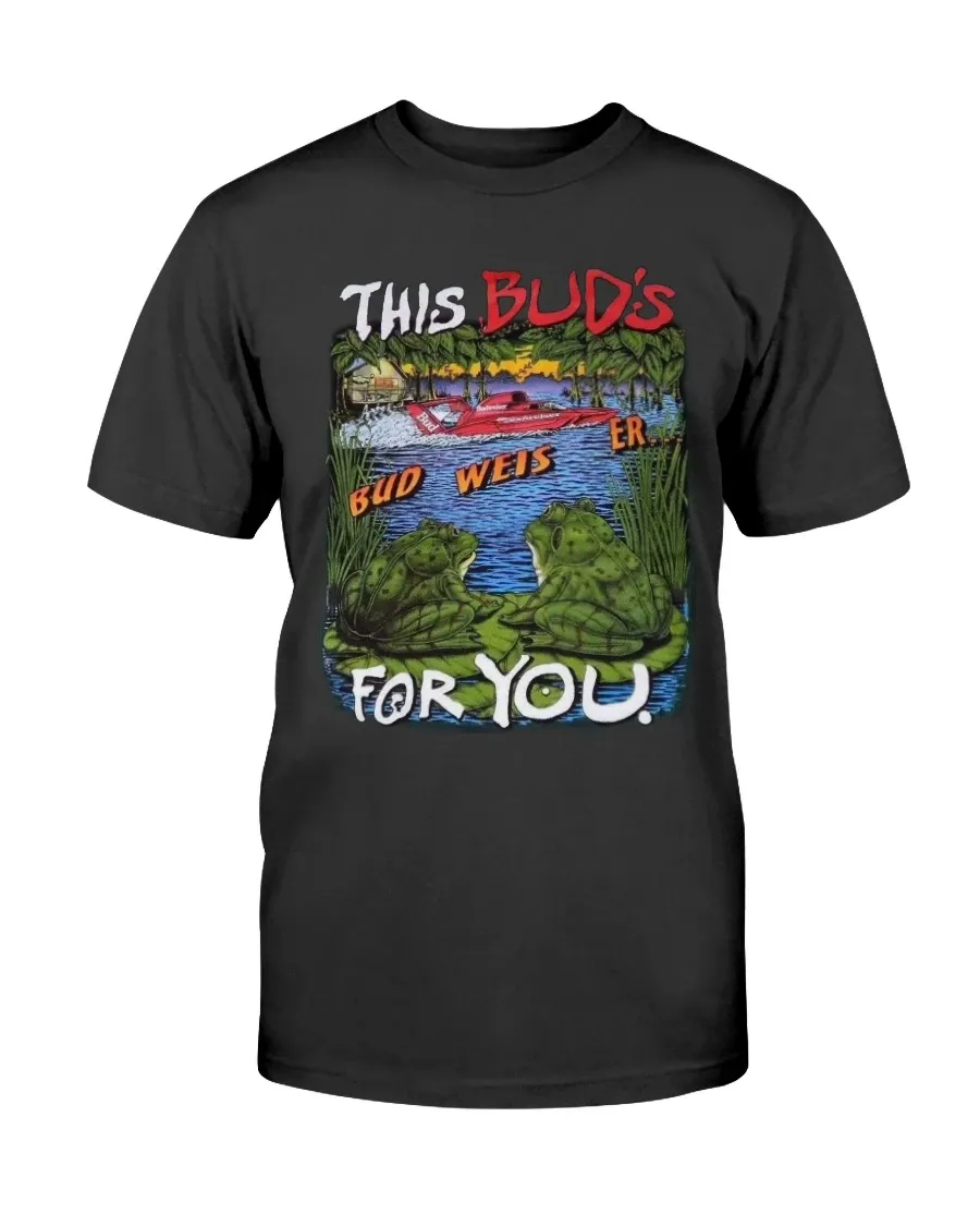 90s Budweiser Frogs This Bud's For You Shirt