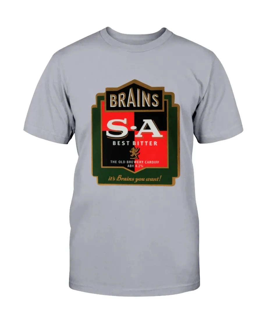 Vintage 90s Shirt Brains Beer Sa Best Bitter