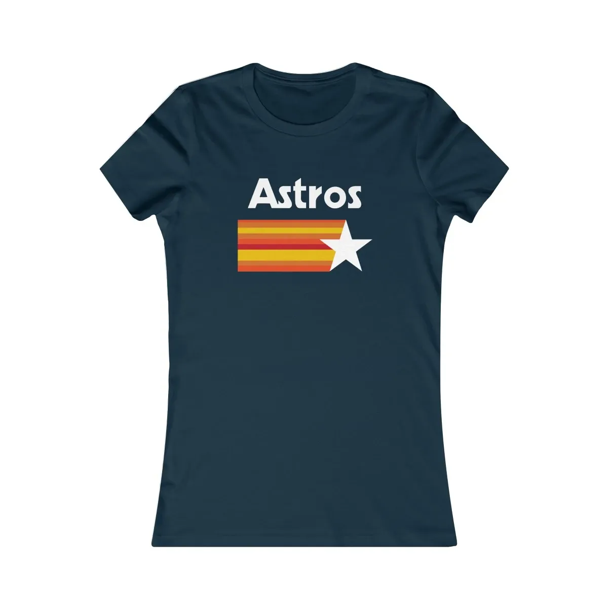 Tailgate Women's Houston Astros Cropped Graphic Shirt