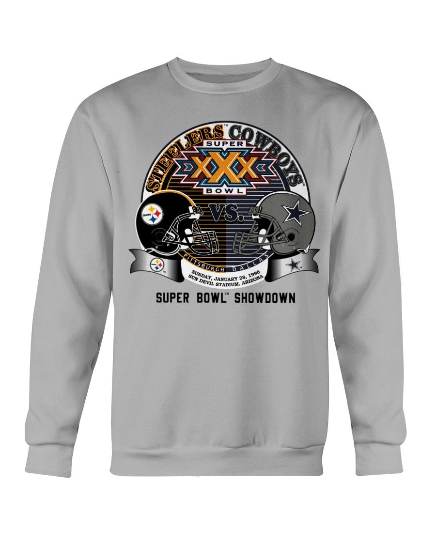 Steelers Vs Cowboys Super Bowl Xxx Arizona 1995 Sweatshirt 082721