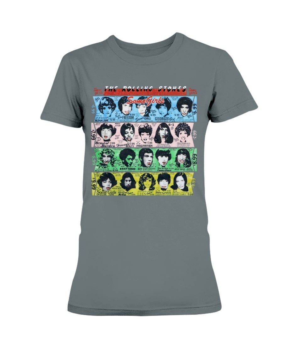 1989 The Rolling Stones Some Girls Vintage Ladies T Shirt 070721