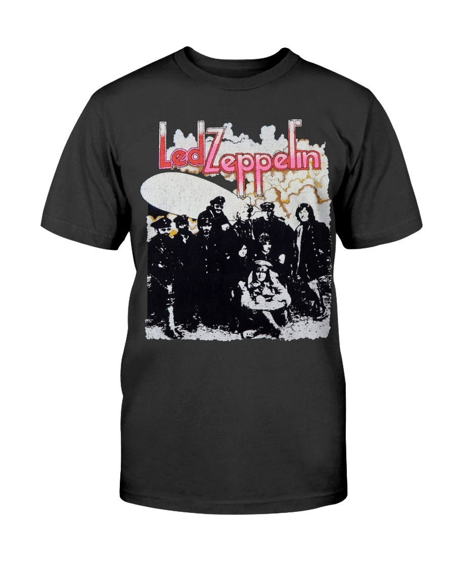 Vintage 80S Led Zeppelin With Back Print Band T Shirt 071621