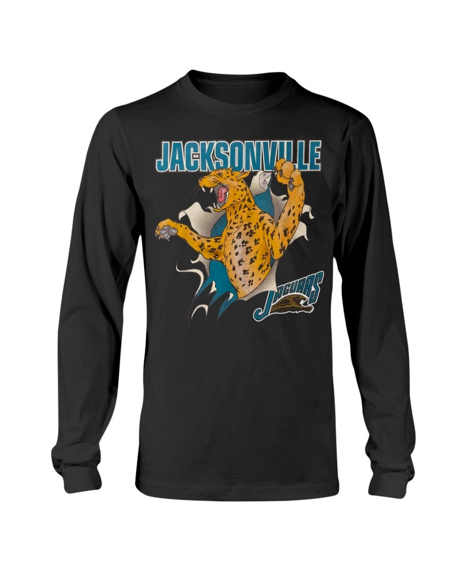 Vintage 1993 Jacksonville Jaguars Football Long Sleeve T Shirt 071921