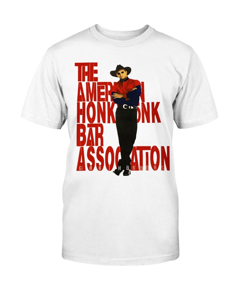 Vintage 1993 Garth Brooks American Honky Tonk Bar Association Tour T Shirt 071021