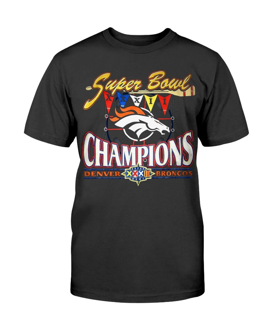 Vintage 90S Denver Broncos Super Bowl 32 1998 Nfl T Shirt 062621