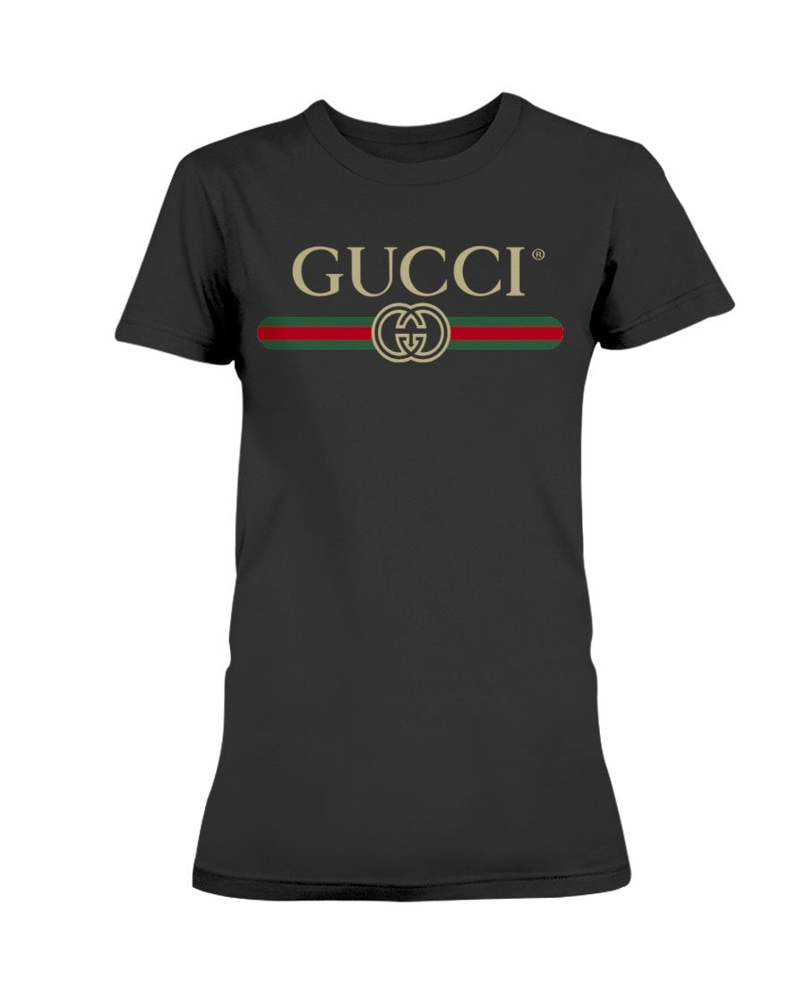 Gucci Gucci Shirt Gucci Logo Ladies T Shirt 211214