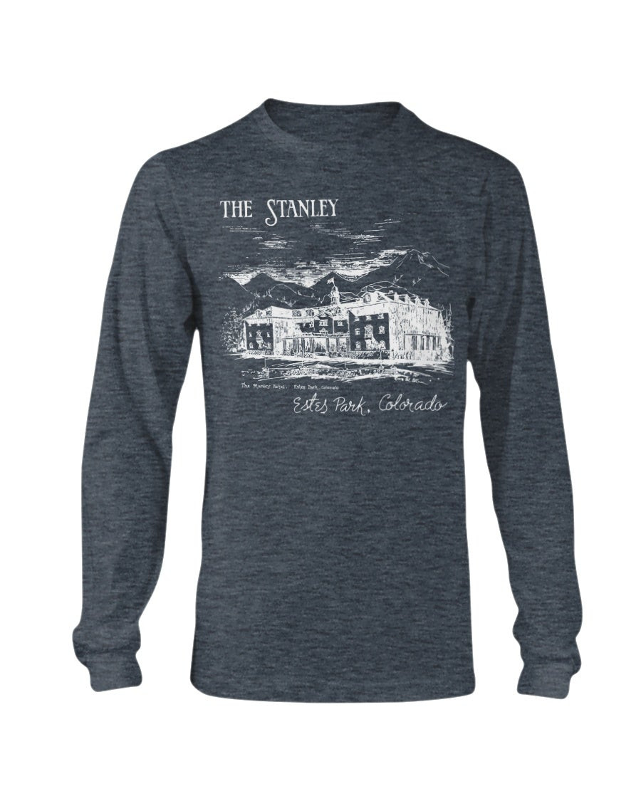 Vintage 1978 Stanley Hotel Estes Park Colorado Long Sleeve T Shirt 072621