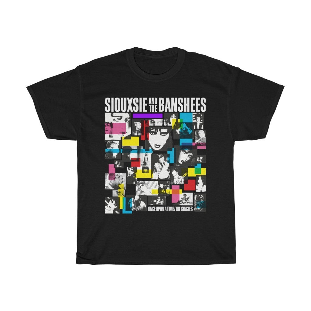 Siouxsie T Shirt Vintage Rare T Siouxsie And The Banshees Once Upon A Time Faded Black The Creatures The Cure Robert Smith Unisex Heavy Cotton Tee 072021