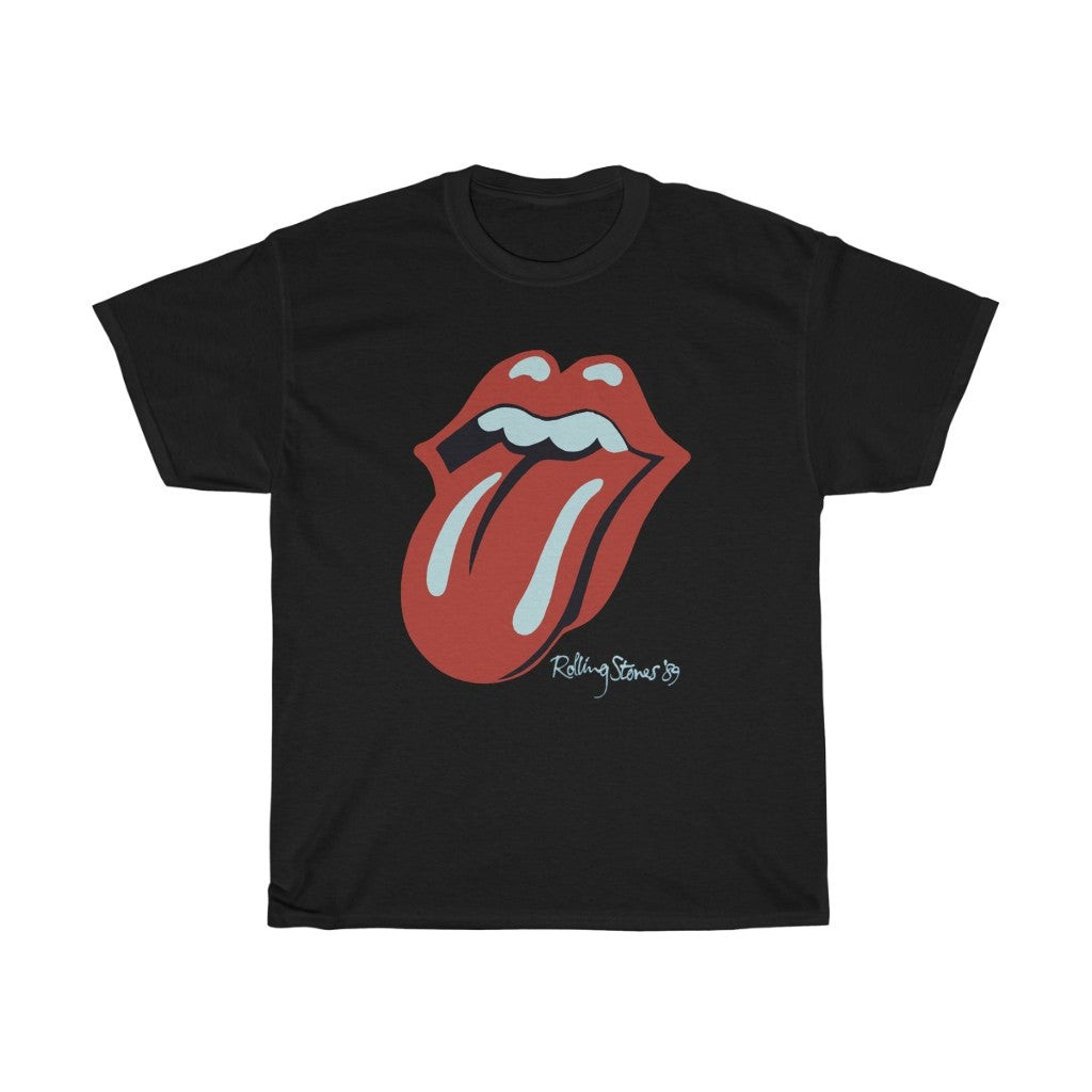 Vintage Rolling Stones 89 The North American Tour Steel Wheels Unisex Heavy Cotton Tee 070121