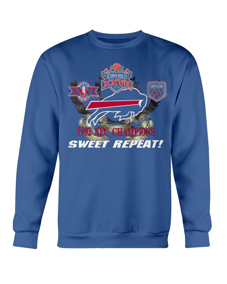 Vtg 1992 Buffalo Bills Super Bowl Sweatshirt 070221