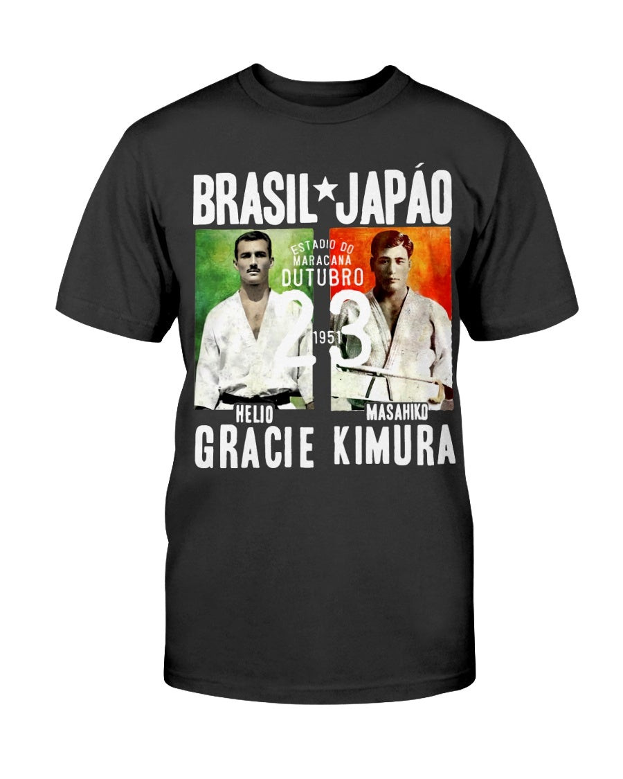 Buy Roots Of Fight Commemorates Helio Gracie Vs Masahiko Kimura Match T Shirt 070821