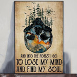 Into The Forest I Go Inspirational Poster Gst