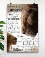 How Much We Love You - Best Gift For Daughter Vertical Poster - Best Gift For Daughter