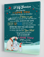 To My Grandson - From Grandma - Christmas Canvas Gift Gms058