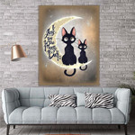 To My Daughter Cat Canvas Print Wall Art - Gift For Daughter - Matte Canvas