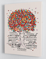 To My Grandson - From Grandma - Canvas Gift Gms001