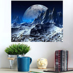 Colorful Alien Planet Moon - Sky And Space Poster Art Print