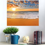 Colorful Ocean Beach Sunrise - Nature Poster Art Print