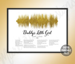 Daddy�S Little Girl Canvas And Poster, Canvas Wall Art, My Poster Wall, Gift Father'S Day