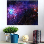 Deep Outer Space Background Stars Nebula - Starry Night Sky And Space Poster Art Print