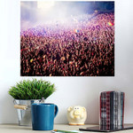 Crowd Concert Summer Music Festival - Festival Poster Art Print