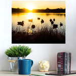 Duck Hunting Scenes - Hunting And Fishing Poster Art Print