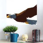 Eagle Vector Eps - Eagle Animals Poster Art Print