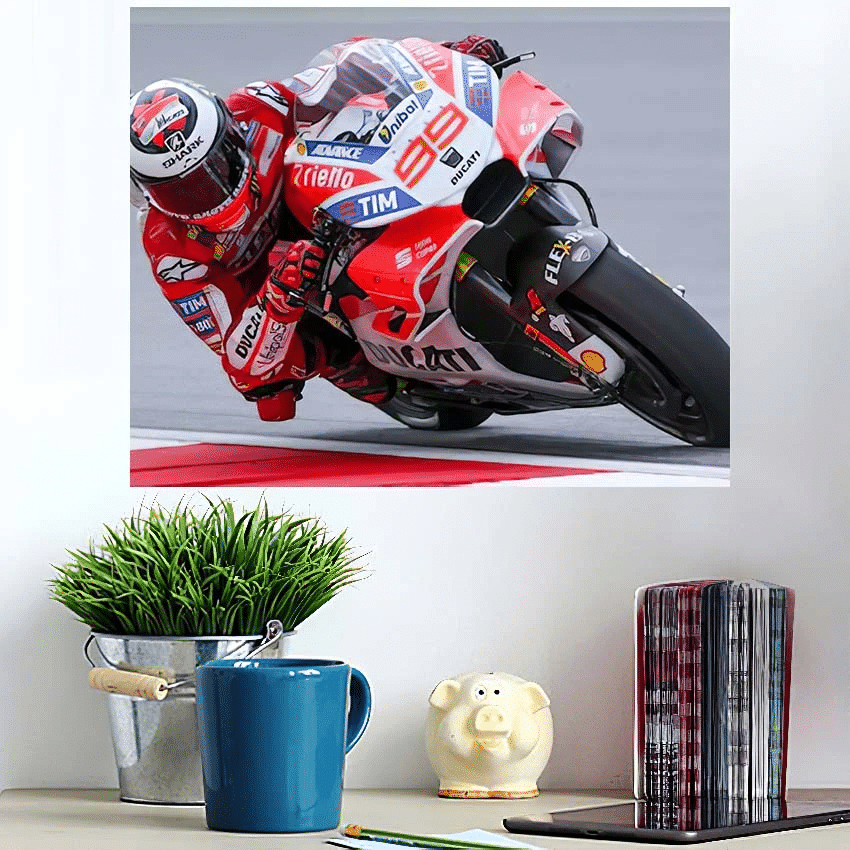 Ducati Team Jorge Lorenzo Motogp Pre Season Test Sepang Malaysia - Sports And Recreation Poster Art Print