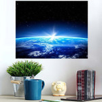 Earth Space Globe Planet World Global - Sky And Space Poster Art Print