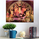 Durga Puja Greatest Festival India Showcases - Festival Poster Art Print