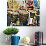 Drums Player Group - Drum Music Poster Art Print