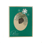 Homemade Christmas Cards, Blank Holiday Cards, Peace On Earth Cards,