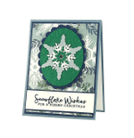Snowflake Cards, Christmas Cards Handmade, Merry Christmas Greeting Card, Stampin Up Cards,