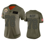 Womens New Orleans Saints Erik McCoy Limited Jersey 2019 Salute to Service