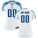 Tennessee Titans Womens Custom Game Jersey White 2019