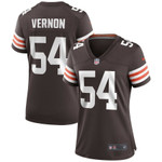 Womens Cleveland Browns Olivier Vernon Brown Game Jersey
