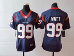 Houston Texans JJ Watt #99 NFL 2020 Dark Brown Womens Jersey