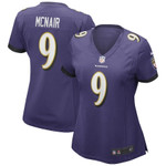 Womens Baltimore Ravens Steve McNair Purple Game Retired Player Jersey