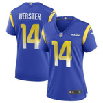 Womens Los Angeles Rams Nsimba Webster Royal Game Jersey